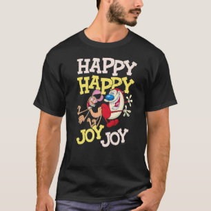 T-shirt Ren Et Stimpy Happy Joy Joy Joy Dance