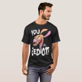 T-shirt Ren Et Stimpy Vous Eediot (Devant entier)