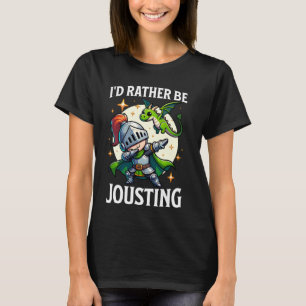 T-shirt Ren Faire Plutôt Jouer Dabbing Medieval Knig