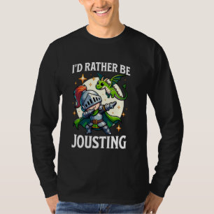 T-shirt Ren Faire Plutôt Jouer Dabbing Medieval Knig