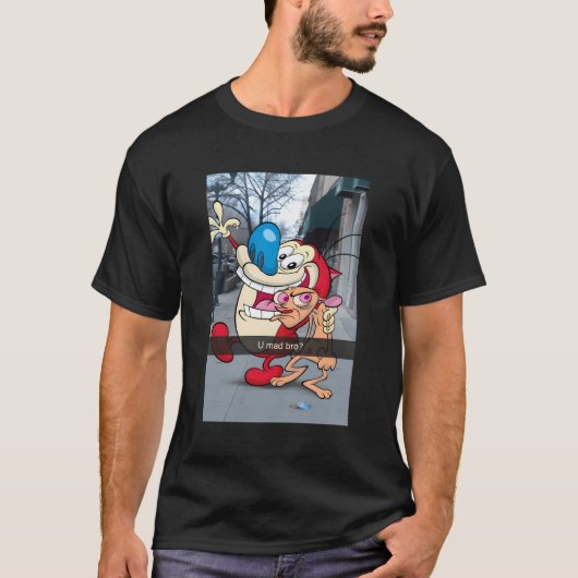 T-shirt Ren Stimpy Snapc Parody (Devant)