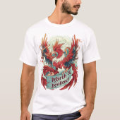 T-shirt Renaissance et résilience Phoenix Design - Montée (Devant)