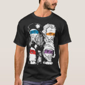 T-shirt Renaissance Ninja Artistes Poster Style Pop Art (Devant)