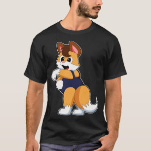 T-shirt Renard à la natation avec maillot de bain