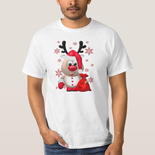 T-shirt Renard à nez rouge (Devant)