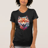 T-shirt Renard aquarelle (Devant)