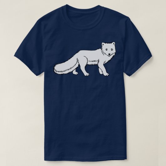 T-shirt Renard arctique (Design devant)