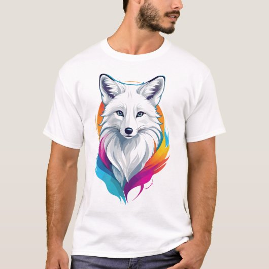 T-shirt Renard Arctique (Devant)