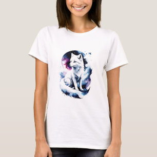 T-shirt Renard arctique à Nebula