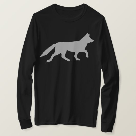 T-shirt Renard Argent (Design devant)