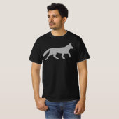 T-shirt Renard Argent (Devant entier)