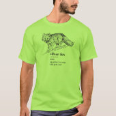 T-SHIRT RENARD ARGENTÉ (Devant)