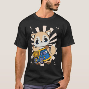 T-shirt Renard Avec Camion Pour Camions Et Ventilateurs De