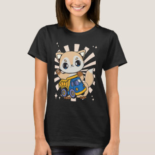 T-shirt Renard Avec Camion Pour Camions Et Ventilateurs De