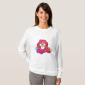 T-shirt Renard avec Coussin et couverture (Devant entier)