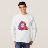 T-shirt Renard avec Coussin et couverture (Devant entier)