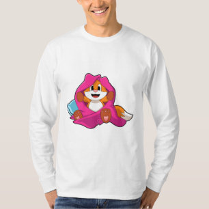 T-shirt Renard avec Coussin et couverture