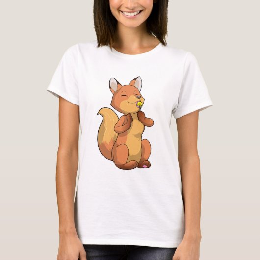 T-shirt Renard avec Lollipop (Devant)