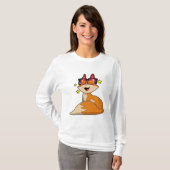 T-shirt Renard avec lunettes (Devant entier)