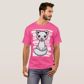 T-shirt Renard blanc (Devant entier)