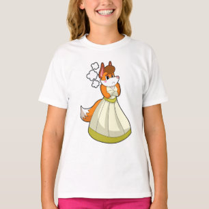 T-shirt Renard comme mariée avec robe Mariage.PNG