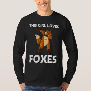 T-shirt Renard cool Pour Filles Maman Mammifère Omnivore A