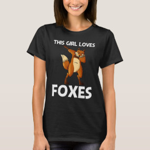 T-shirt Renard cool Pour Filles Maman Mammifère Omnivore A