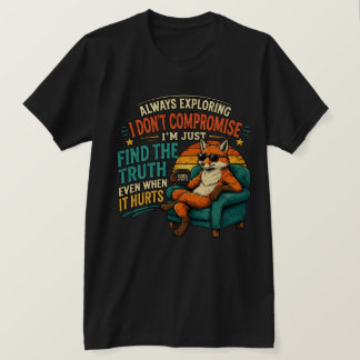 T-shirt Renard Cool – Toujours en Exploration, Trouve la V