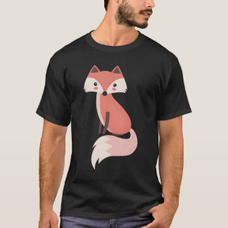 T-shirt Renard Coon Animal Nature Jdk0001