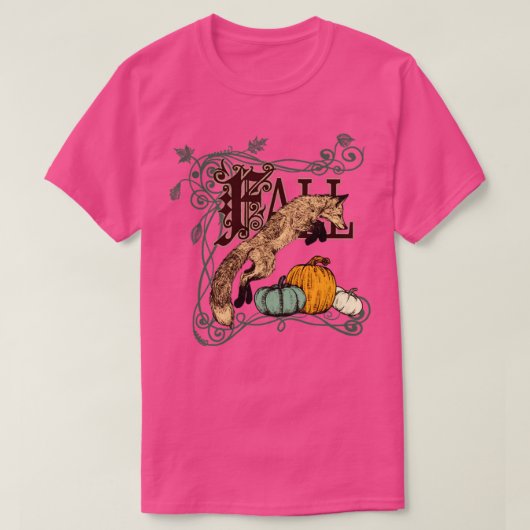 T-shirt Renard d'automne (Design devant)