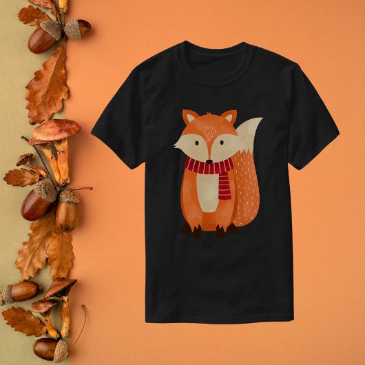 T-shirt Renard d'automne mignon