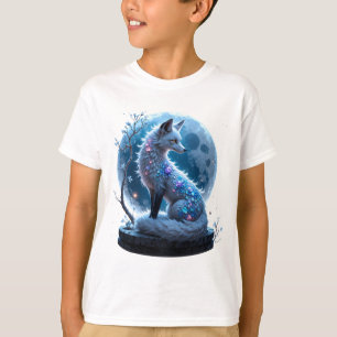 T-shirt Renard de cristal éclairé par la lune – Gardien de