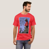 T-shirt renard en pierre (Devant entier)