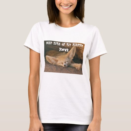 T-shirt Renard endormi Bonne heure (Devant)
