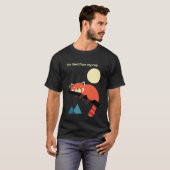 T-shirt Renard endormi — Conception de temps Nap mignon (Devant entier)