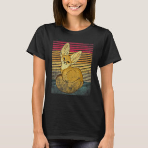 T-shirt Renard Fennec Rétro Vintage Fox Mignons