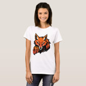 T-shirt Renard Fierce - Énergie (Devant entier)