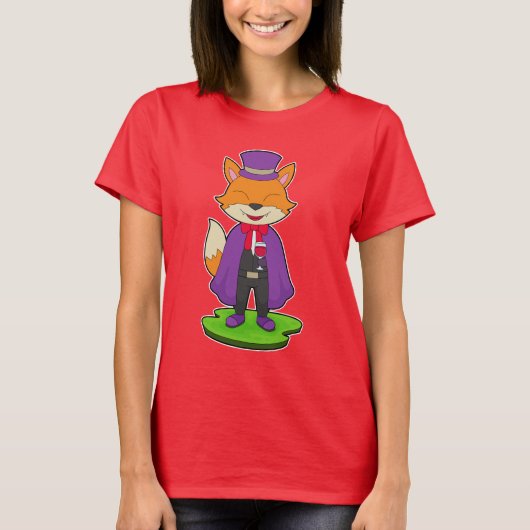 T-shirt Renard Halloween Vampire (Devant)