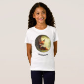 T-Shirt Renard mignon lisant un livre, rat de bibliothèque (Devant entier)