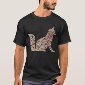 T-shirt Renard pointu coloré (Devant)