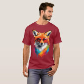 T-shirt Renard rouge (Devant entier)