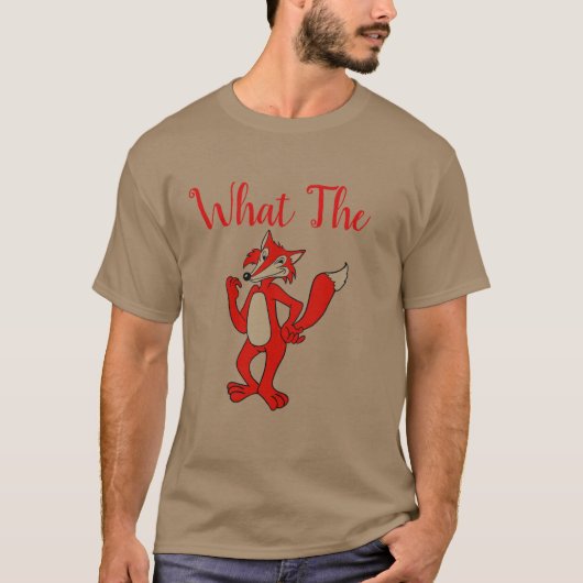 T-shirt Renard rouge (Devant)