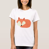 T-shirt Renard rouge endormi (Devant)
