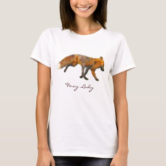 T-shirt Renard rouge sauvage Wearable Art (Devant)