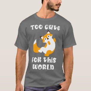 T-shirt Renard roux