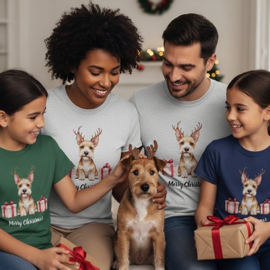 T-shirt Renard Terrier Renne