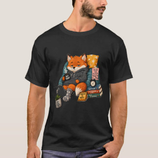 T-shirt Renard trop fatigué pour s'en soucier – Renard end