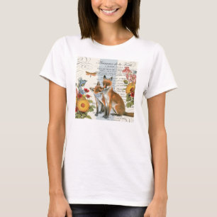 T-shirt Renard vintage