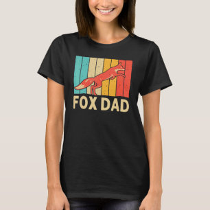T-shirt Renard vintage pour papa grand-père Hommes oncle r