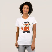 T-shirt Renard zéro donné (Devant entier)
